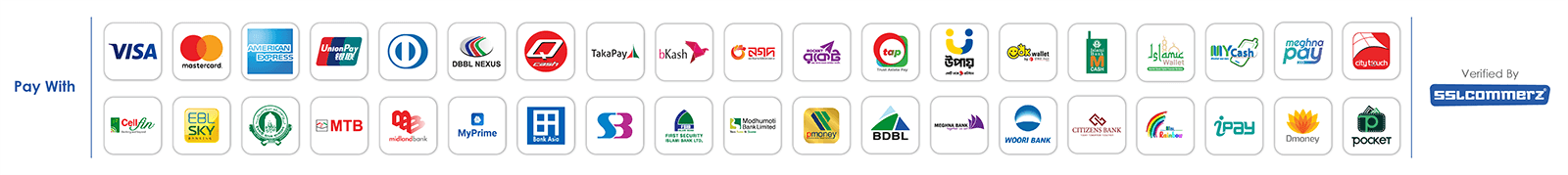 Pay with SSLCommerz